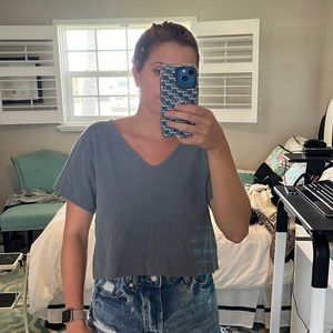 Lulu’s Linen Crop Top